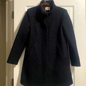 Loft medium zip up wool coat